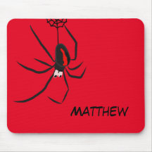 Funny Red Back Spider Spider Nombre personal