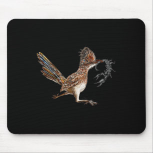 Alfombrilla De Ratón Funny Roadrunner Scorpion Road Runner Bird Hunter