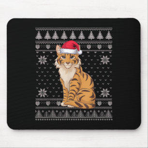 Alfombrilla De Ratón Funny Savh Cat Ugly Navidades Sweater Santa Xmas P