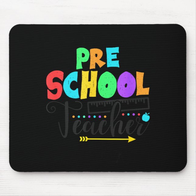 Alfombrilla De Ratón Funny Short School Teacher Quote Saying Pre School (Frente)