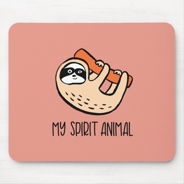 Alfombrilla De Ratón Funny sloth mousepad (Frente)