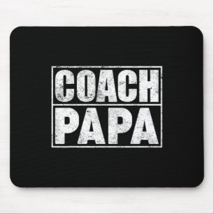 Alfombrilla De Ratón Funny Soccer Football Entrenador de Baloncesto Pap