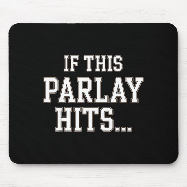 Alfombrilla De Ratón Funny Srts Betting Design For Men Women Srts Gambl (Frente)