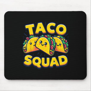 Alfombrilla De Ratón Funny Taco Squad cuece comida mexicana