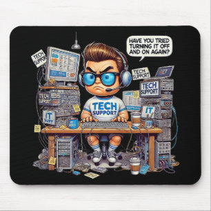 Alfombrilla De Ratón Funny Tech Support Personalizado