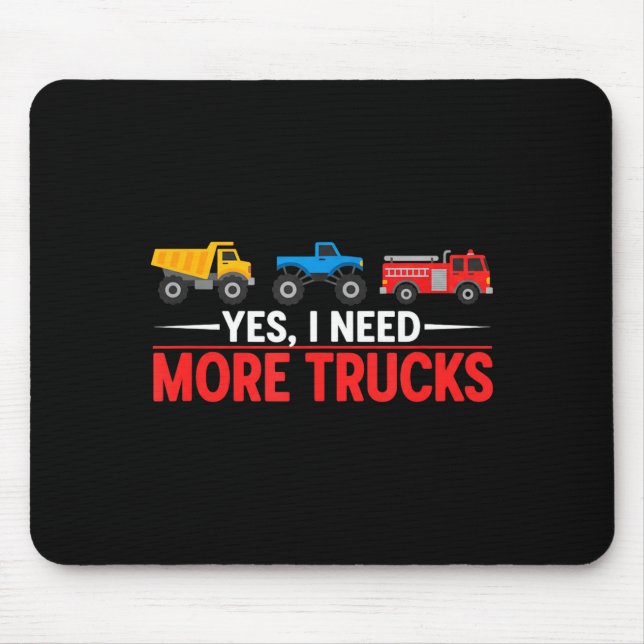 Alfombrilla De Ratón Funny Truck Lover Humor Ckup Enthusiast Diesel Tor (Frente)