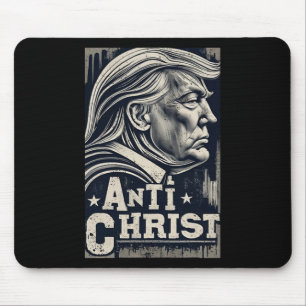 Alfombrilla De Ratón Funny Trump Anti Christ Jesus Christian Faie Tee