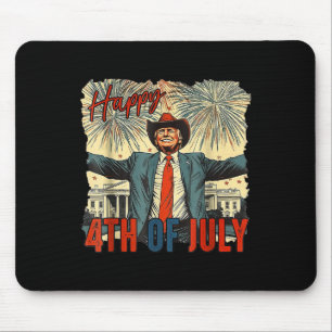 Alfombrilla De Ratón Funny Trump Feliz 4 De Julio Día De La Independenc
