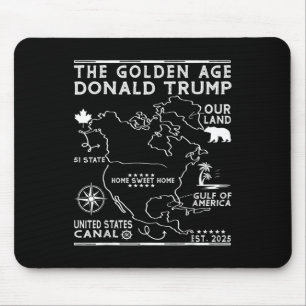 Alfombrilla De Ratón Funny Trump Groenlandia Canal Panamá Canadá México