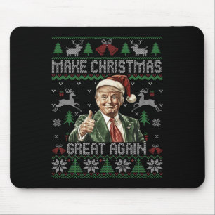 Alfombrilla De Ratón Funny Trump hace a los Navidades grandes nuevament