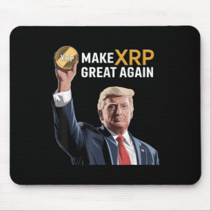 Alfombrilla De Ratón Funny Trump Hace A Xrp Grande De Nuevo Cripto Xrp