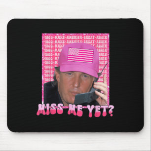 Alfombrilla De Ratón Funny Trump Pink Miss Mí Todavía, Trump 2024,
