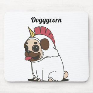 Alfombrilla De Ratón Funny Unicorn - Doggycorn