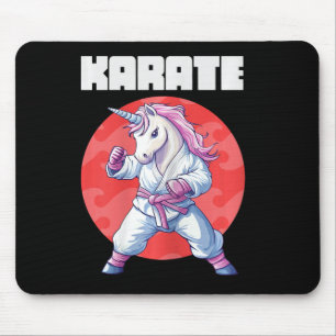 Alfombrilla De Ratón Funny Unicorn Karate Kid - Las mujeres luchan por 