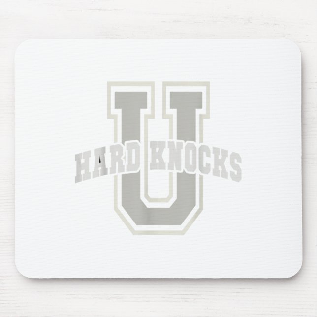 Alfombrilla De Ratón Funny University Of Hard Knocks Affirmation Colleg (Frente)