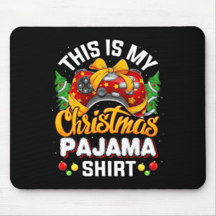 Alfombrilla De Ratón Funny Video Game Controller Navidades Santa Hat Ga