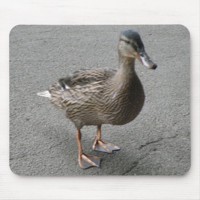 Alfombrilla De Ratón Funny Waddling Duck Mousepad (Frente)