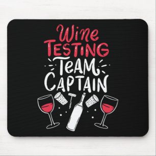 Alfombrilla De Ratón Funny Wine Tasting Team Camisetas
