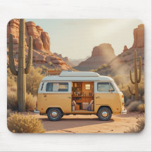 Furgoneta Camper Boho Estampa Desierto
