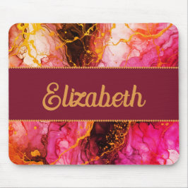 Alfombrilla De Ratón Fusión de tinta vibrante