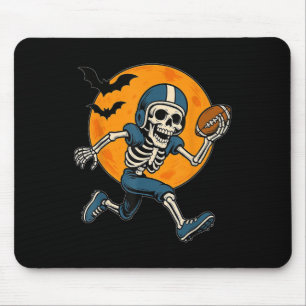 Alfombrilla De Ratón Fútbol Americano Esqueleto Halloween Deporte Fanta