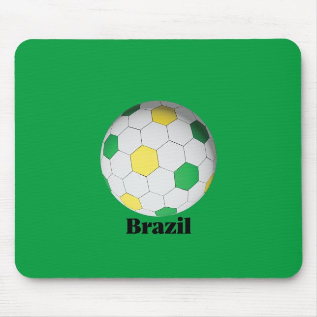 Alfombrilla De Ratón Fútbol Brasil (Frente)