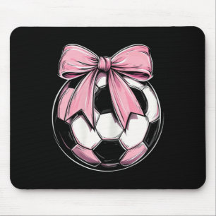 Alfombrilla De Ratón Fútbol Byll Rosa Coqueta Lazo Cinta Delicada Niñas
