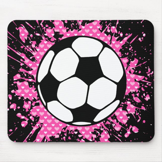 Alfombrilla De Ratón fútbol : círculos : (Frente)