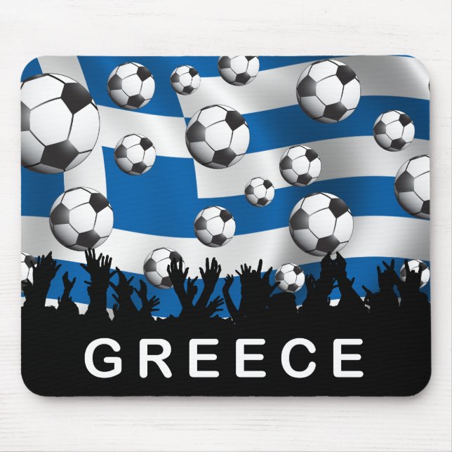 Alfombrilla De Ratón Fútbol de Grecia (Frente)