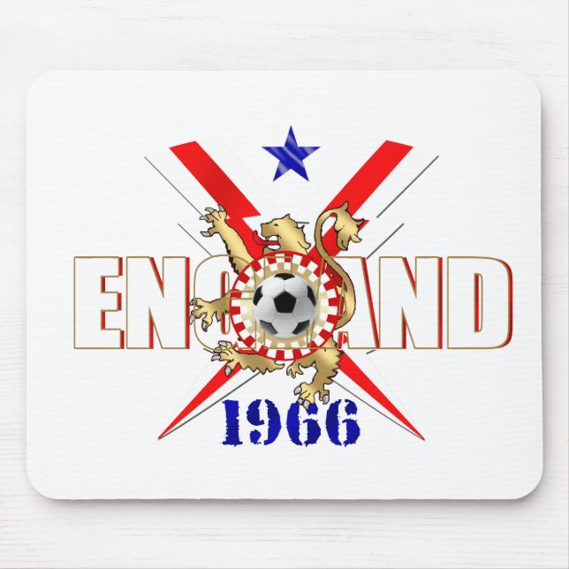 Alfombrilla De Ratón Fútbol de Inglaterra Mousepad 1966 (Frente)