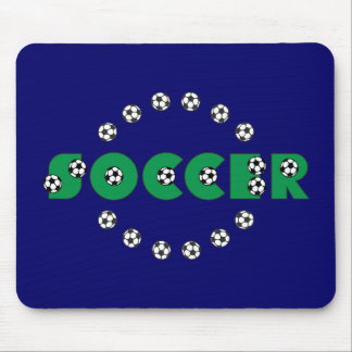 Alfombrilla De Ratón Fútbol en verde