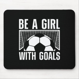Alfombrilla De Ratón Fútbol genial para mujeres chicas amantes del fútb