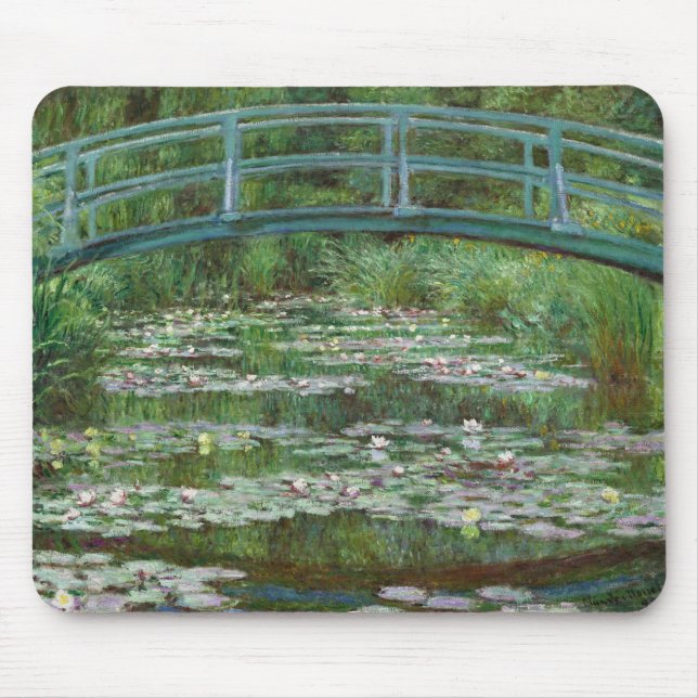 Alfombrilla De Ratón Fútbol japonés Claude Monet Arte francés (Frente)