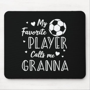 Alfombrilla De Ratón Fútbol Mi Jugador Favorito Me Llama Granna 