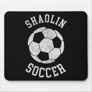 Alfombrilla De Ratón Fútbol Shaolin Retro Angustiado Vintage 90's 