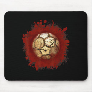 Alfombrilla De Ratón Fútbol Zombie Sangre Divertido Asustadizo Jugador 