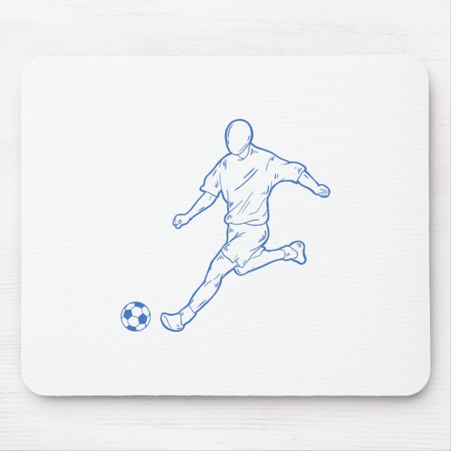 Alfombrilla De Ratón futbolista (Frente)