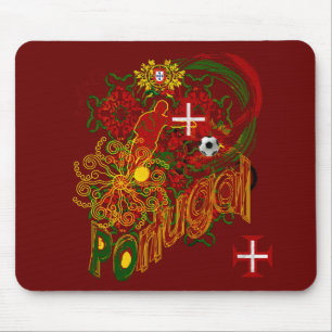 Alfombrilla De Ratón Futebol Tugas Mousepad de Portugal