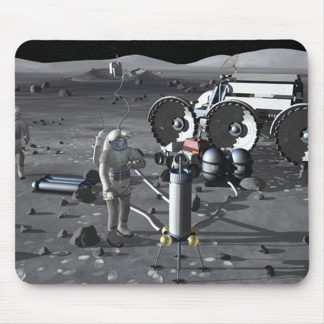 Alfombrilla De Ratón Futuras misiones de exploración espacial 2 (Frente)