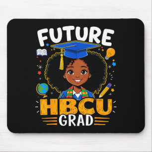 Alfombrilla De Ratón Futuro graduado de Hbcu niños niña negra afro hist