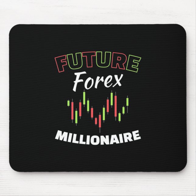 Alfombrilla De Ratón Futuro inversor Forex Millionaire (Frente)