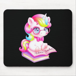Alfombrilla De Ratón Futuro Profesor de Clase de Unicornio Lindo