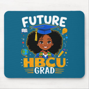 Alfombrilla De Ratón Futuros graduados de hbcu niños niña negra afro me
