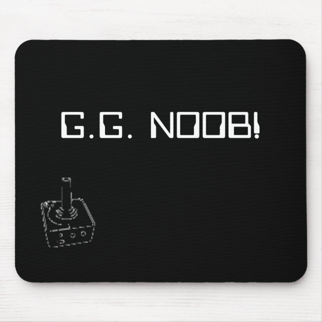 Alfombrilla De Ratón G.G. ¡NOOB! Mousepad (Frente)