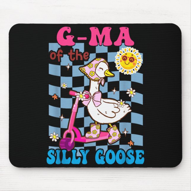 Alfombrilla De Ratón G Ma Of The Silly Goose First Birthday Family Matc (Frente)