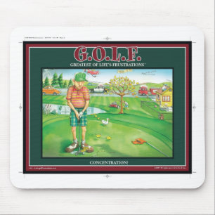 ALFOMBRILLA DE RATÓN G.O.L.F. EL MÁS GRANDE DE LAS FRUSTRACIONES DE LA