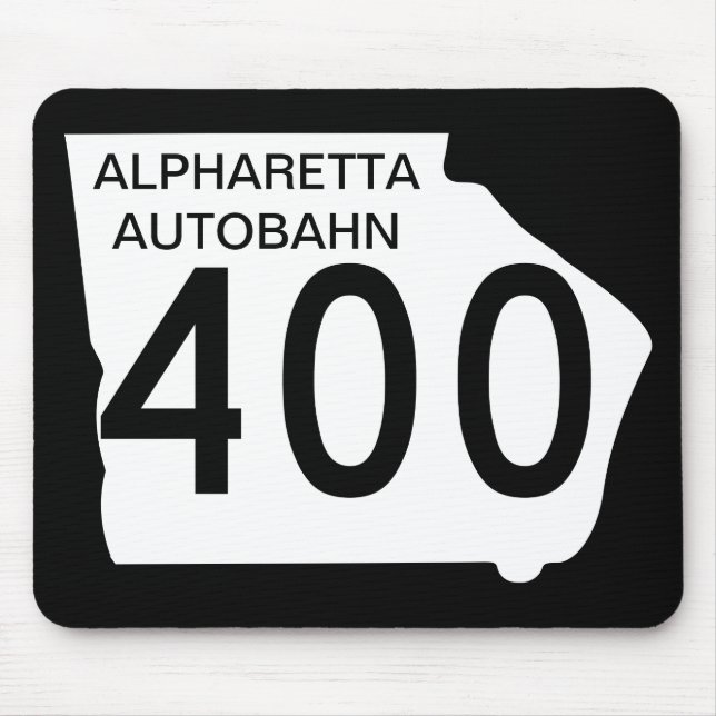Alfombrilla De Ratón GA 400 Alpharetta Autobahn (Frente)