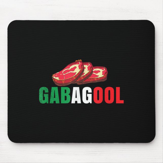 Alfombrilla De Ratón Gabagool Cacola Meat New Jersey Italian Pride Gift (Frente)