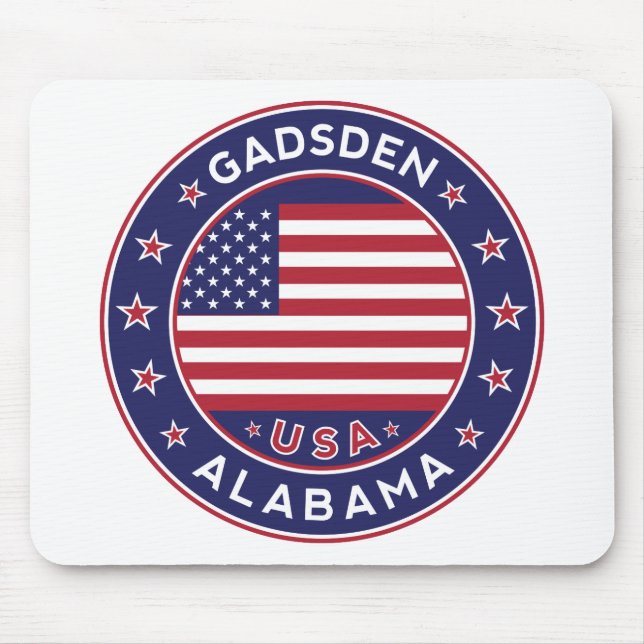 Alfombrilla De Ratón Gadsden, Alabama (Frente)