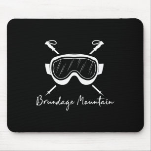 Alfombrilla De Ratón Gafas de esquí Brundage Mountain Idaho Esquí Esqui